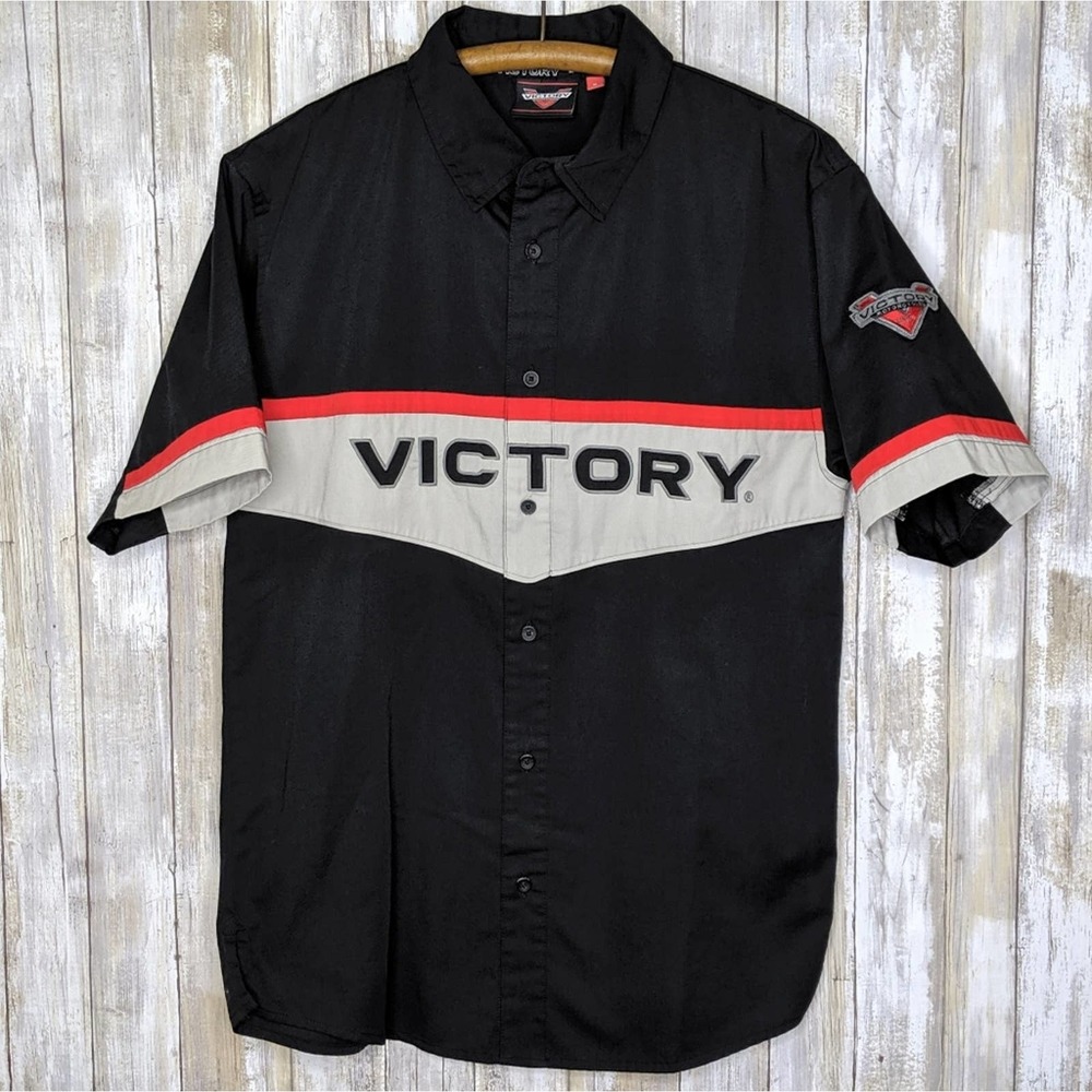 VTG Victory Motorcycles Button Front Small Patch